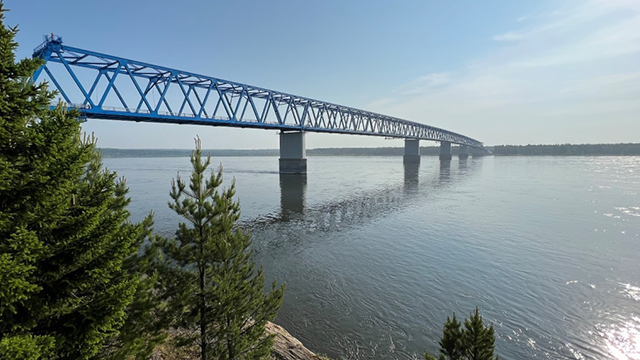 Новый Высокогорский мост через Енисей от коррозии защищают материалы ВМП